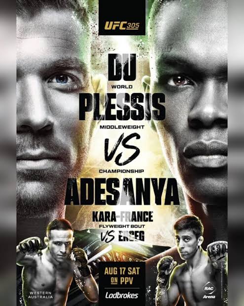 UFC 305: Du Plessis vs. Adesanya